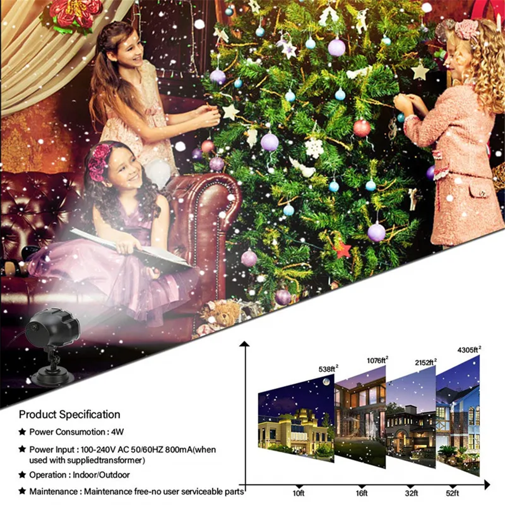 DACHAN Snowfall LED Light Proj - Outdoor Spotlight avis et prix