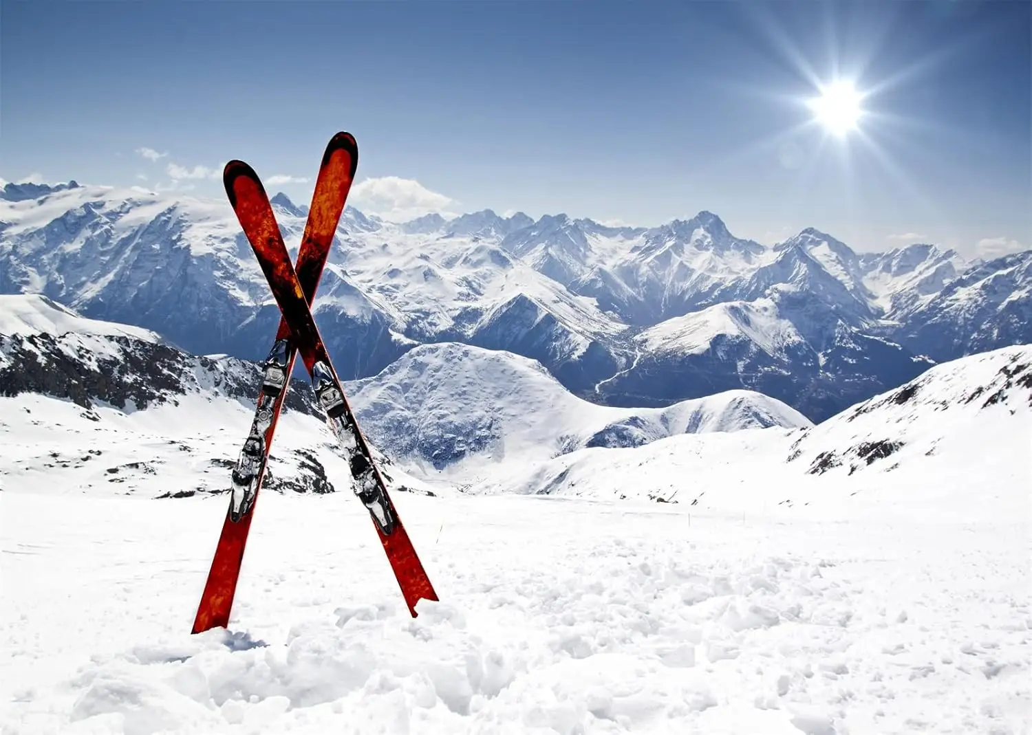 Alps White Snow Mountain Summi - Outdoor Sport Background avis et prix