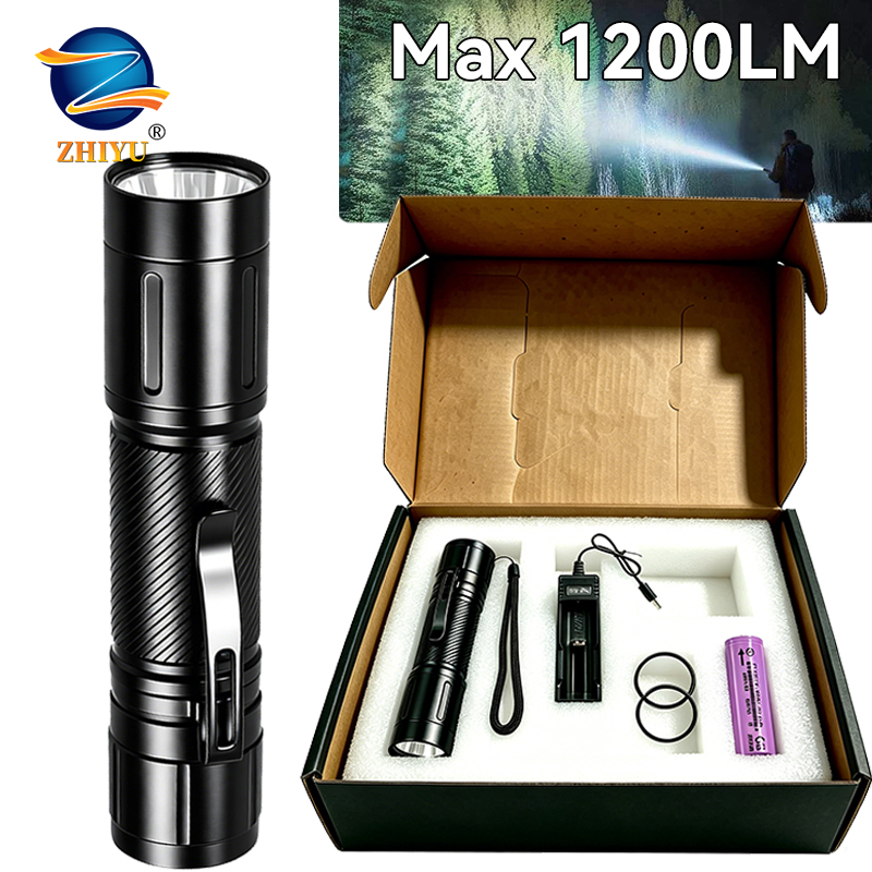 1200LM Fixed Focus LED Flashli - Outdoor Spotlight avis et prix