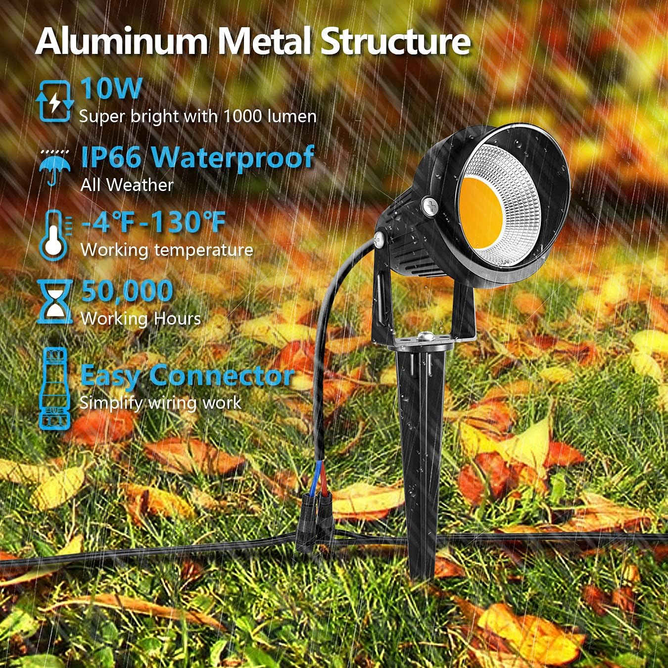 10W LED Landscape Lights with  - Outdoor Spotlight avis et prix