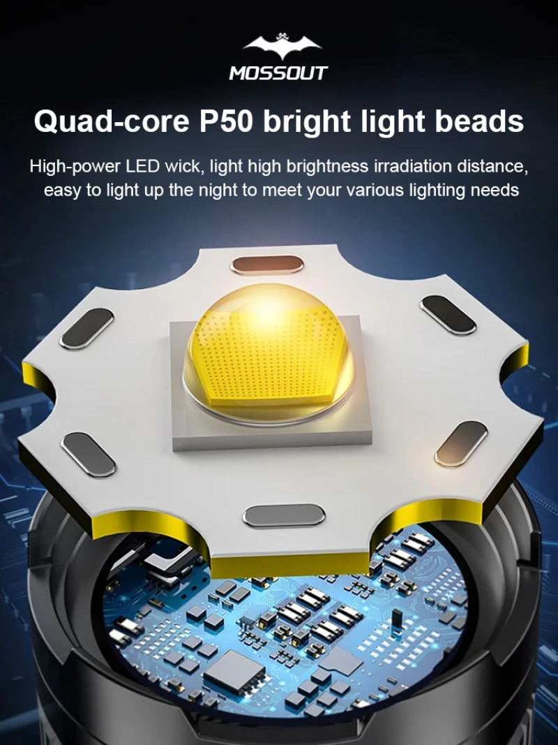 Super Bright Flashlight Led Po - Outdoor Spotlight avis et prix