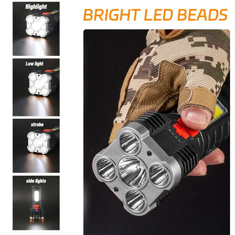 5 LED High Power Led Flashligh - Outdoor Spotlight avis et prix