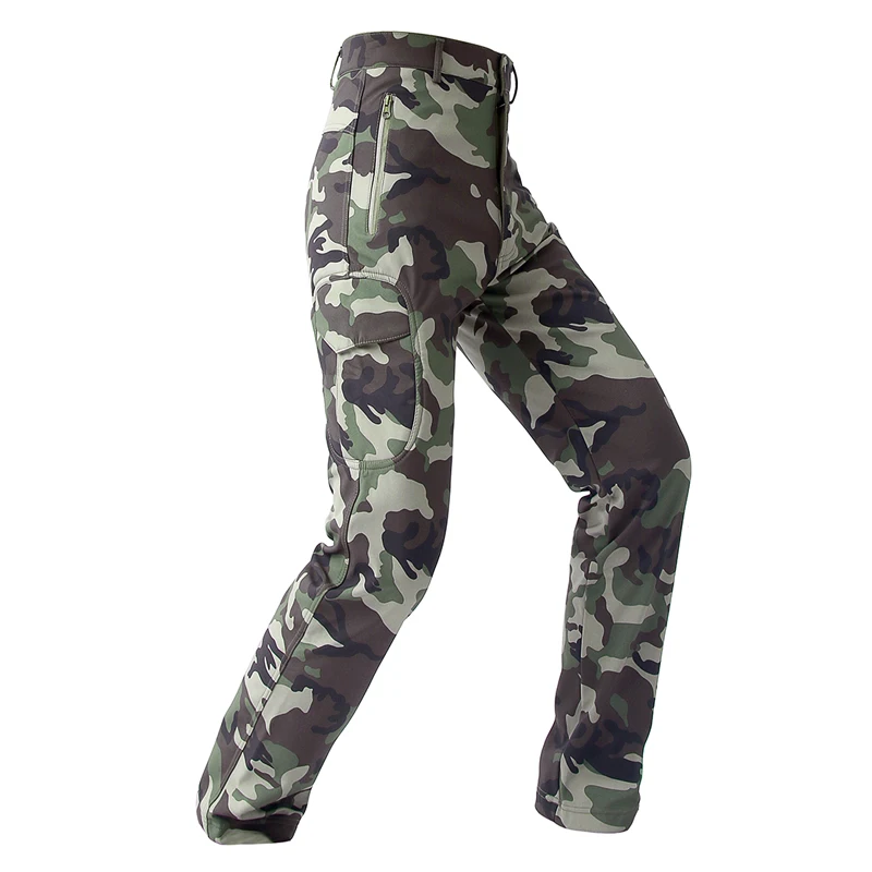 Camo Hunting Shark Skin Softsh - Outdoor Sport Waterproof Pants avis et prix