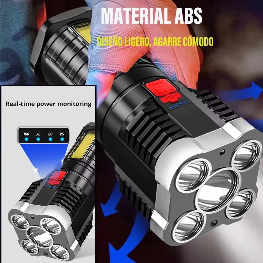 5 LED High Power Led Flashligh - Outdoor Spotlight avis et prix
