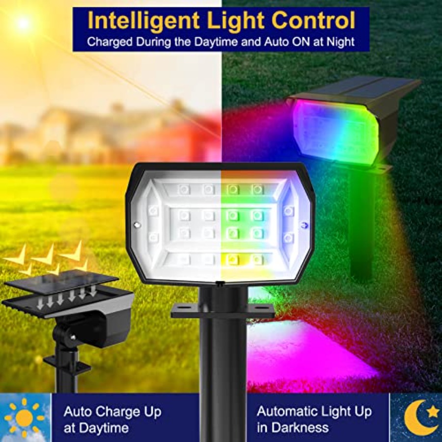 Solar Spot Lights Outdoor Colo - Outdoor Spotlight avis et prix