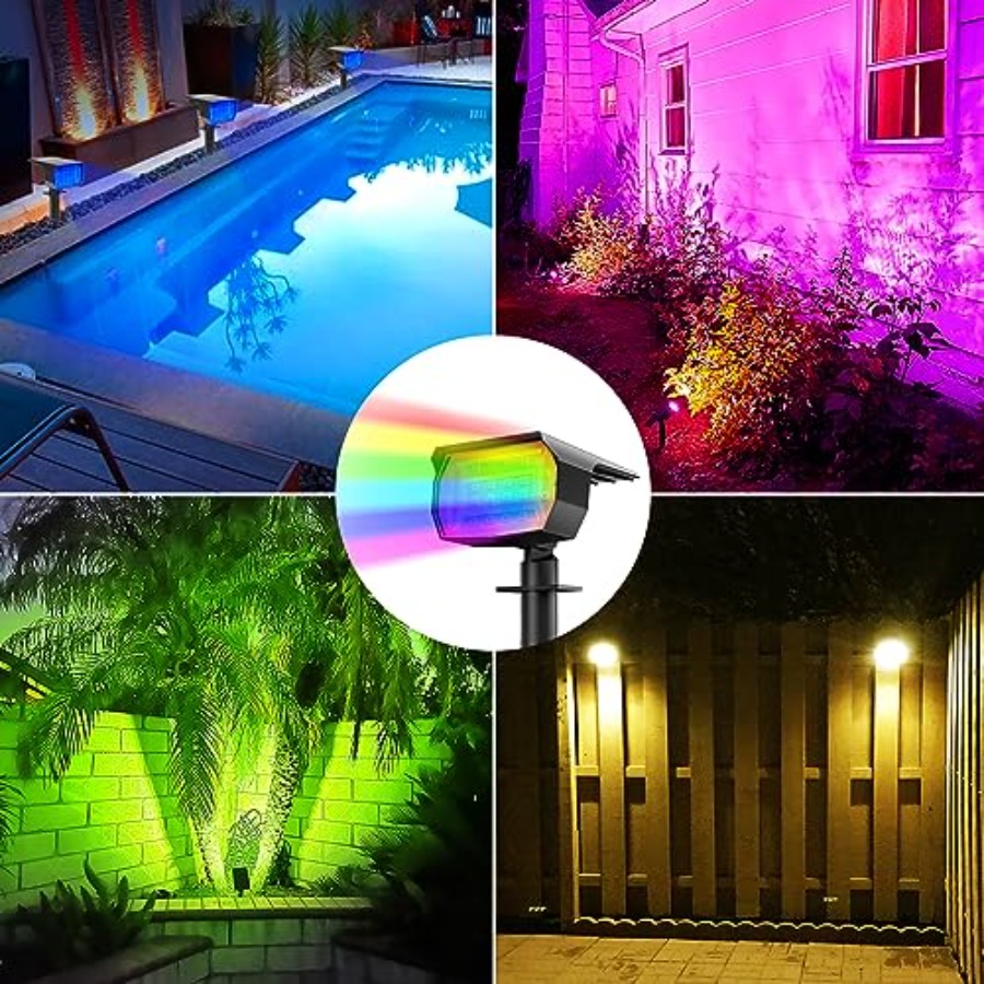 Solar Spot Lights Outdoor Colo - Outdoor Spotlight avis et prix