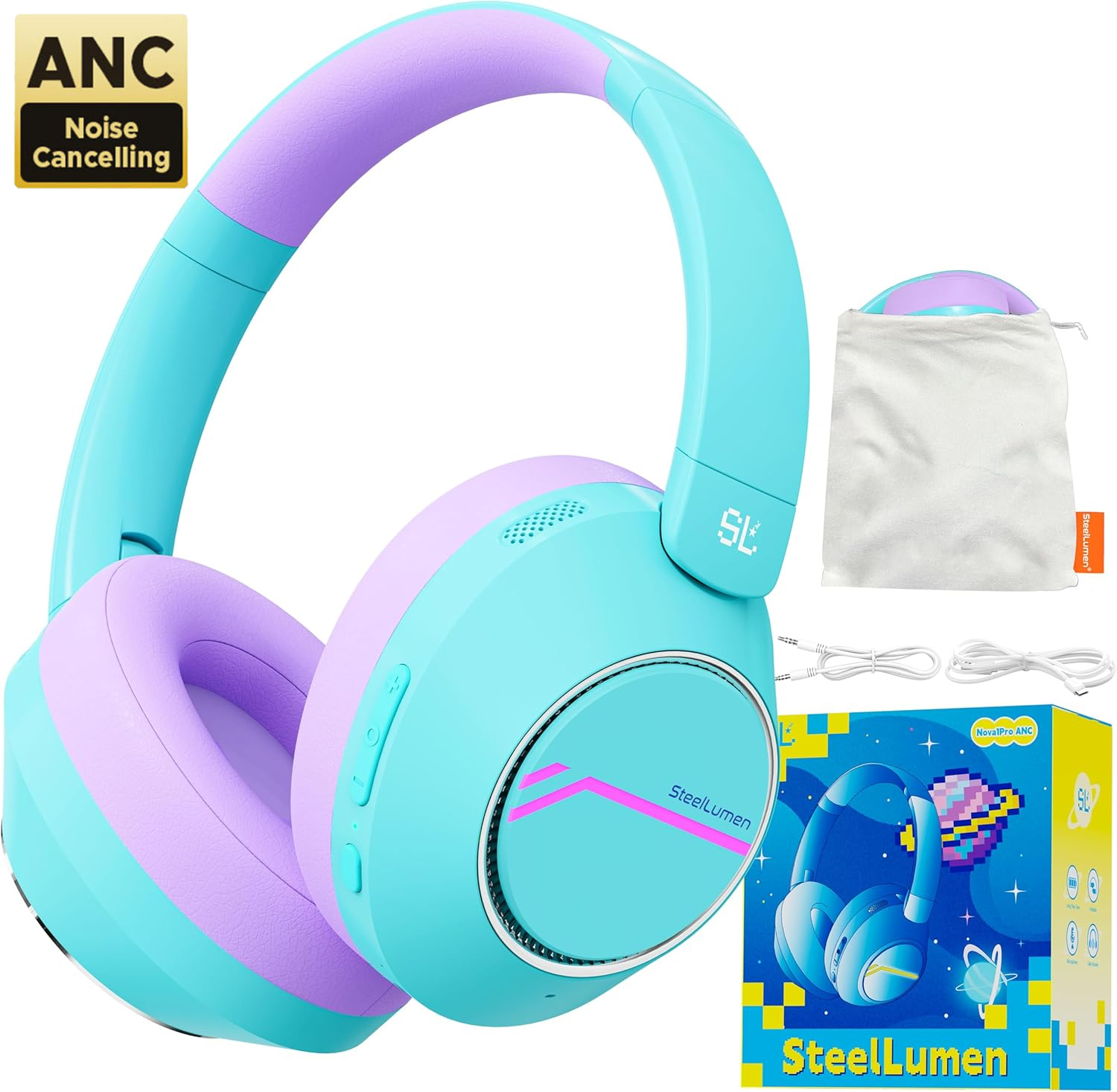 Nova1Pro Kids ANC Wireless Blu - Outdoor Sport Activities For Kids avis et prix