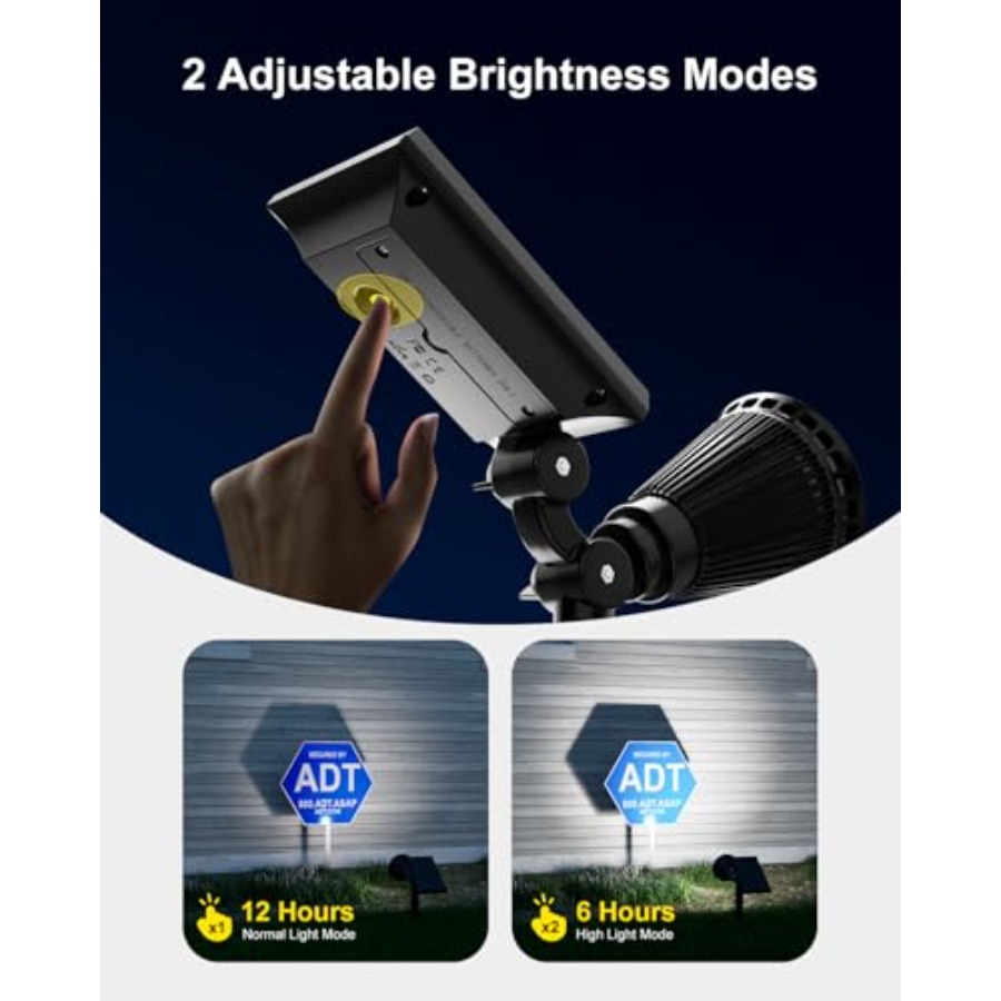 Solar Spotlights Outdoor Water - Outdoor Spotlight avis et prix