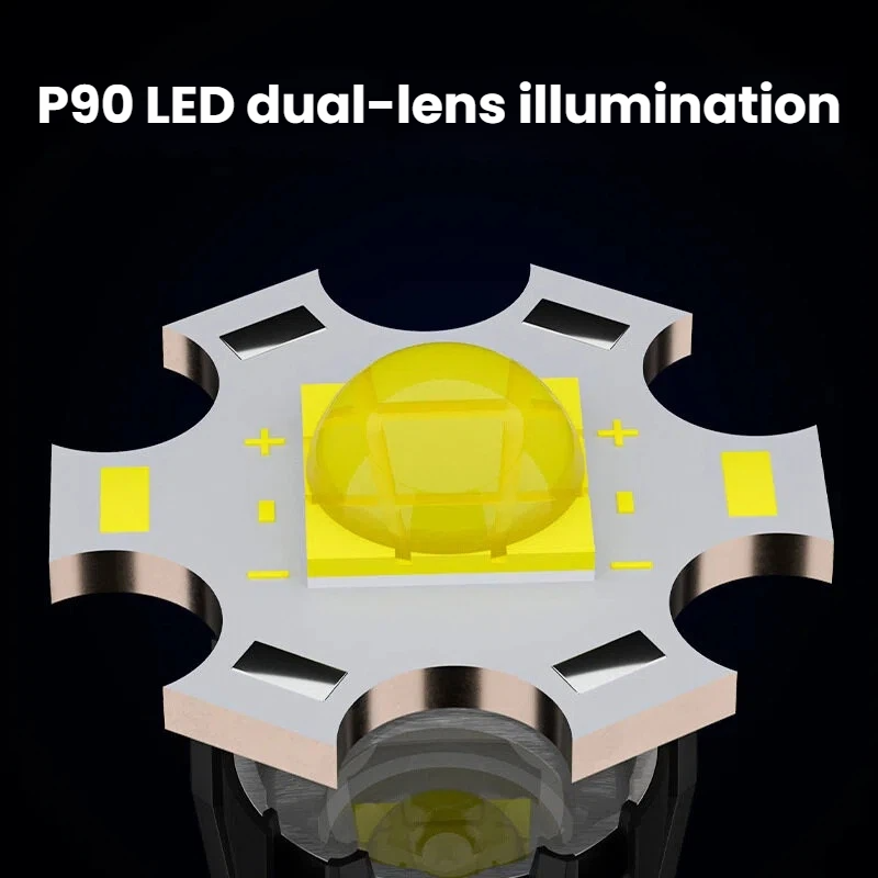 High-power P90 LED Flashlight  - Outdoor Spotlight avis et prix