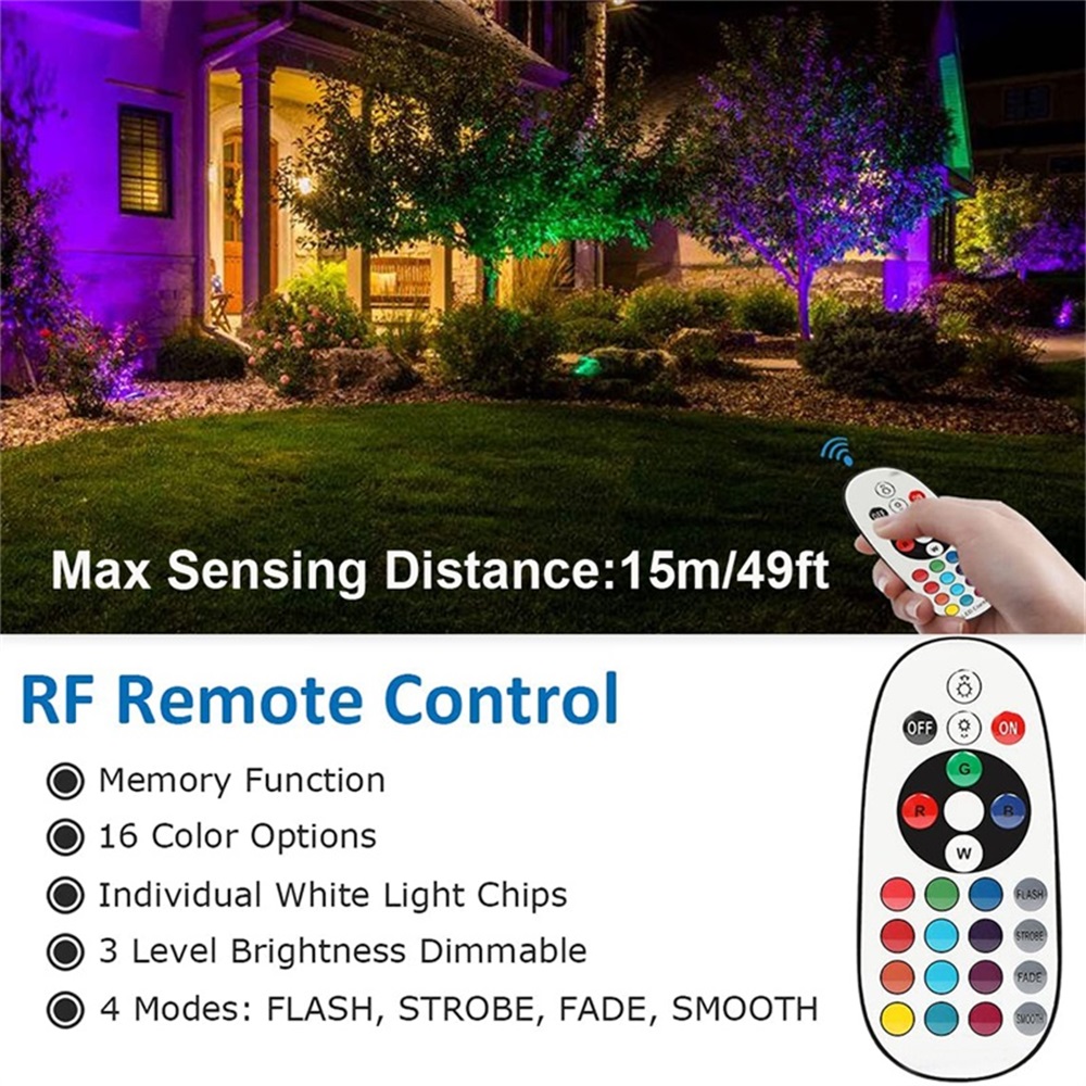 RGBW Landscape Lighting 10W wi - Outdoor Spotlight avis et prix