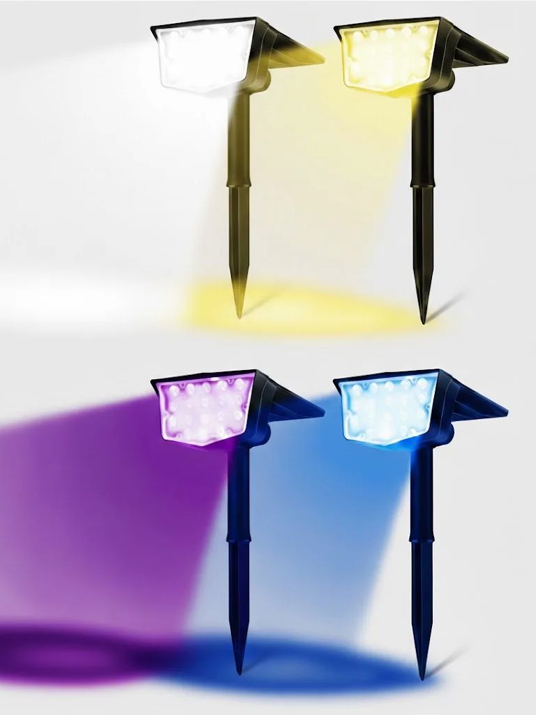 2Pcs Solar Outdoor Spot Lights - Outdoor Spotlight avis et prix