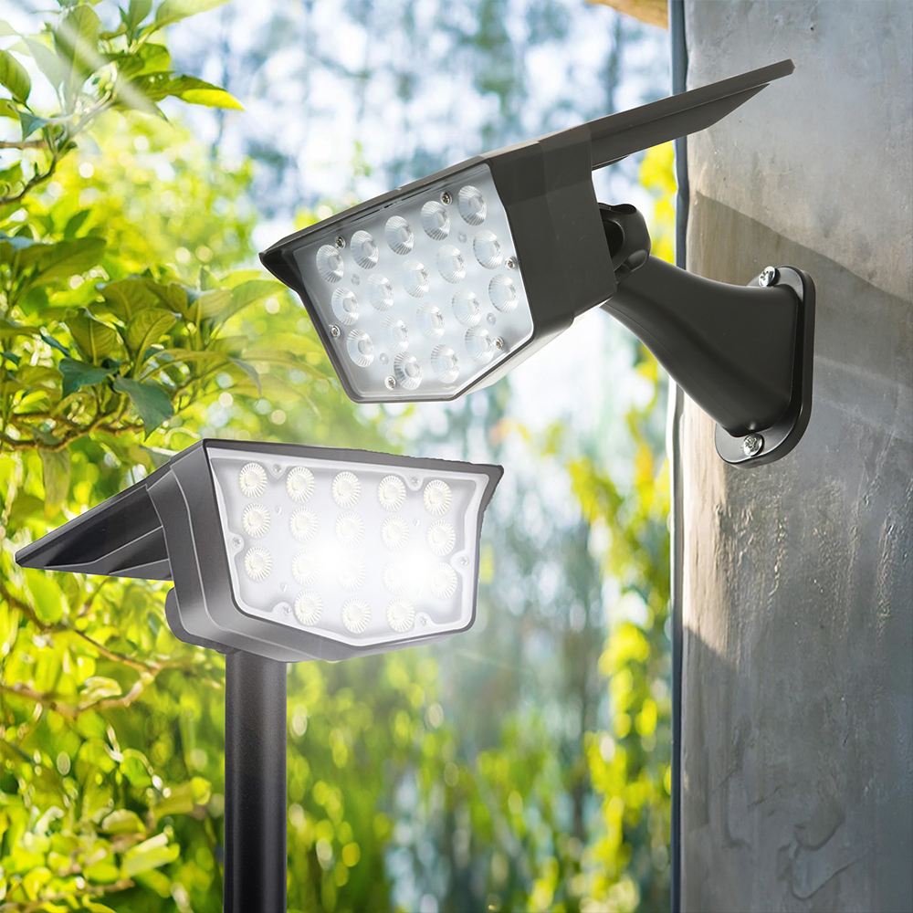 2Pcs Solar Outdoor Spot Lights - Outdoor Spotlight avis et prix
