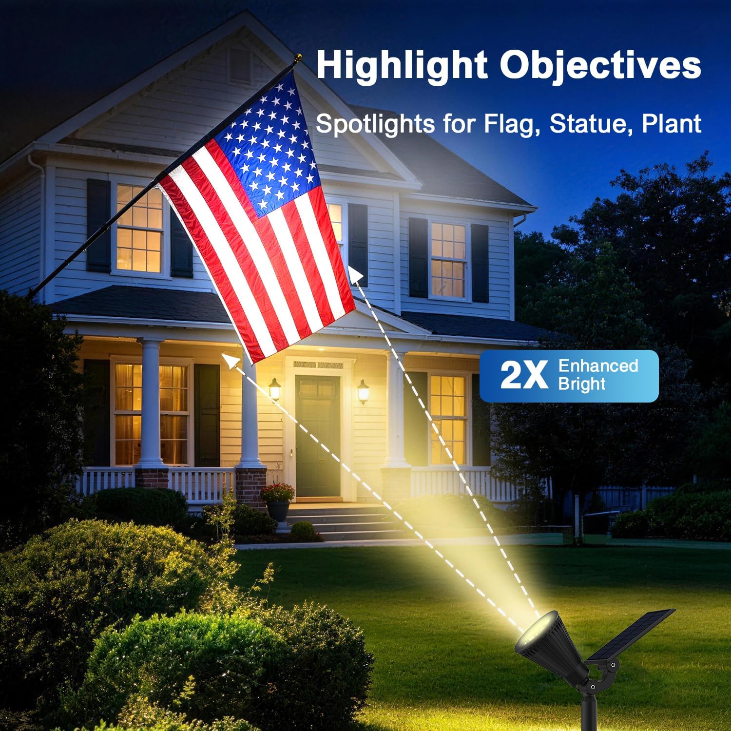 6 Pack Solar Spot Lights Outdo - Outdoor Spotlight avis et prix
